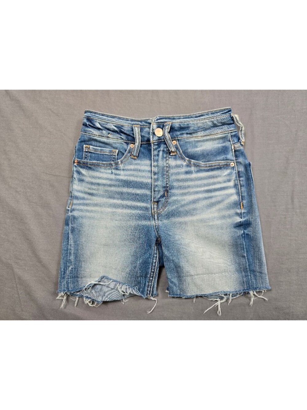 BKE Billie Slim Fit High Rise Distressed Denim Shorts Size 25